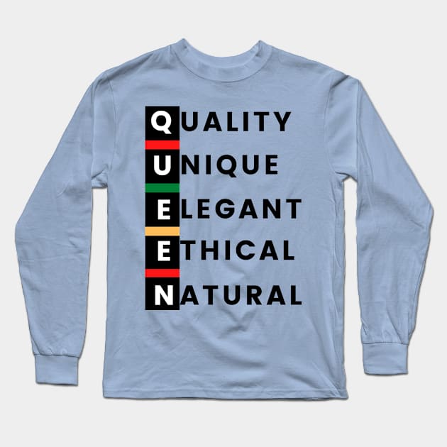 Queen Long Sleeve T-Shirt by Nhyira